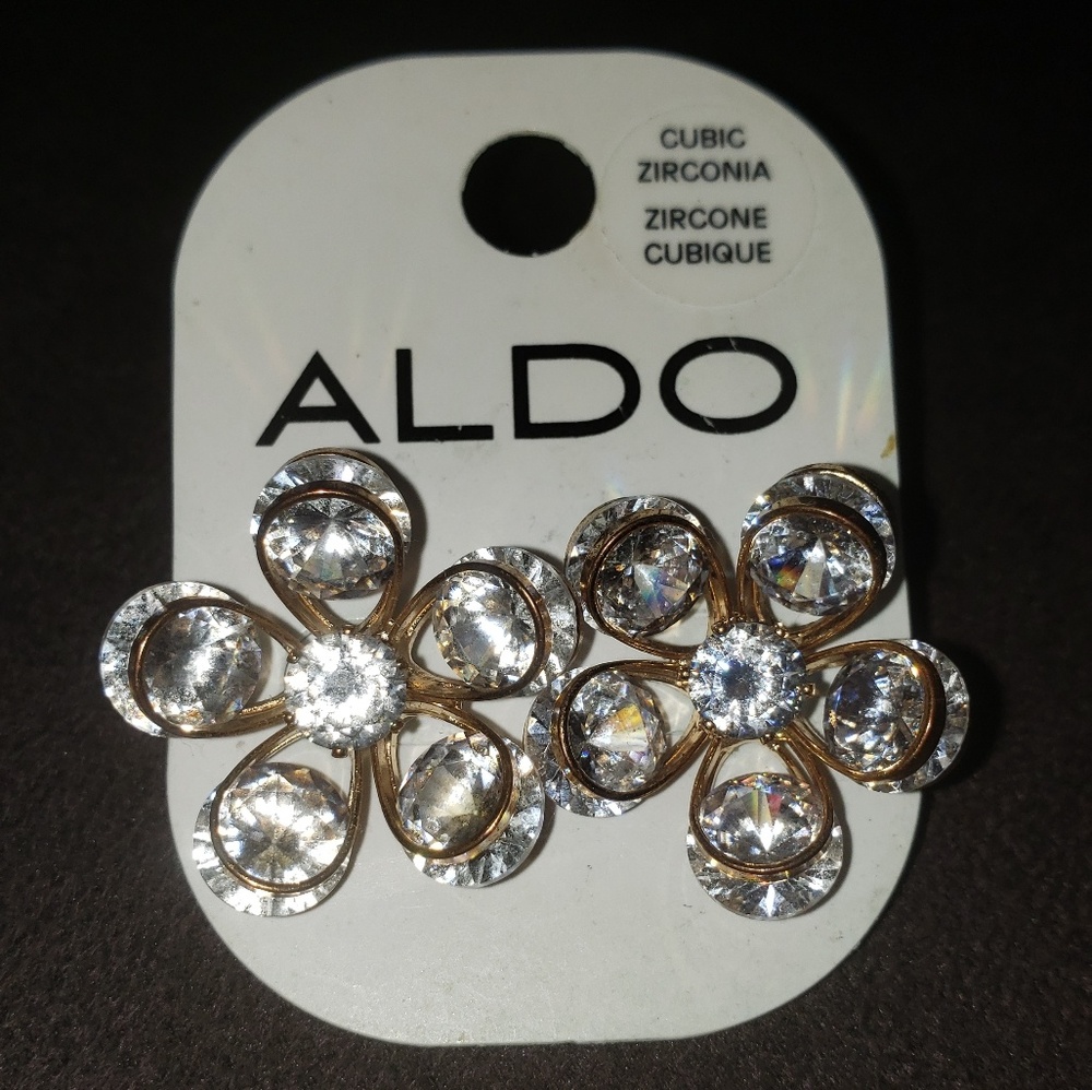 Aldo Flower Diamond Earrings